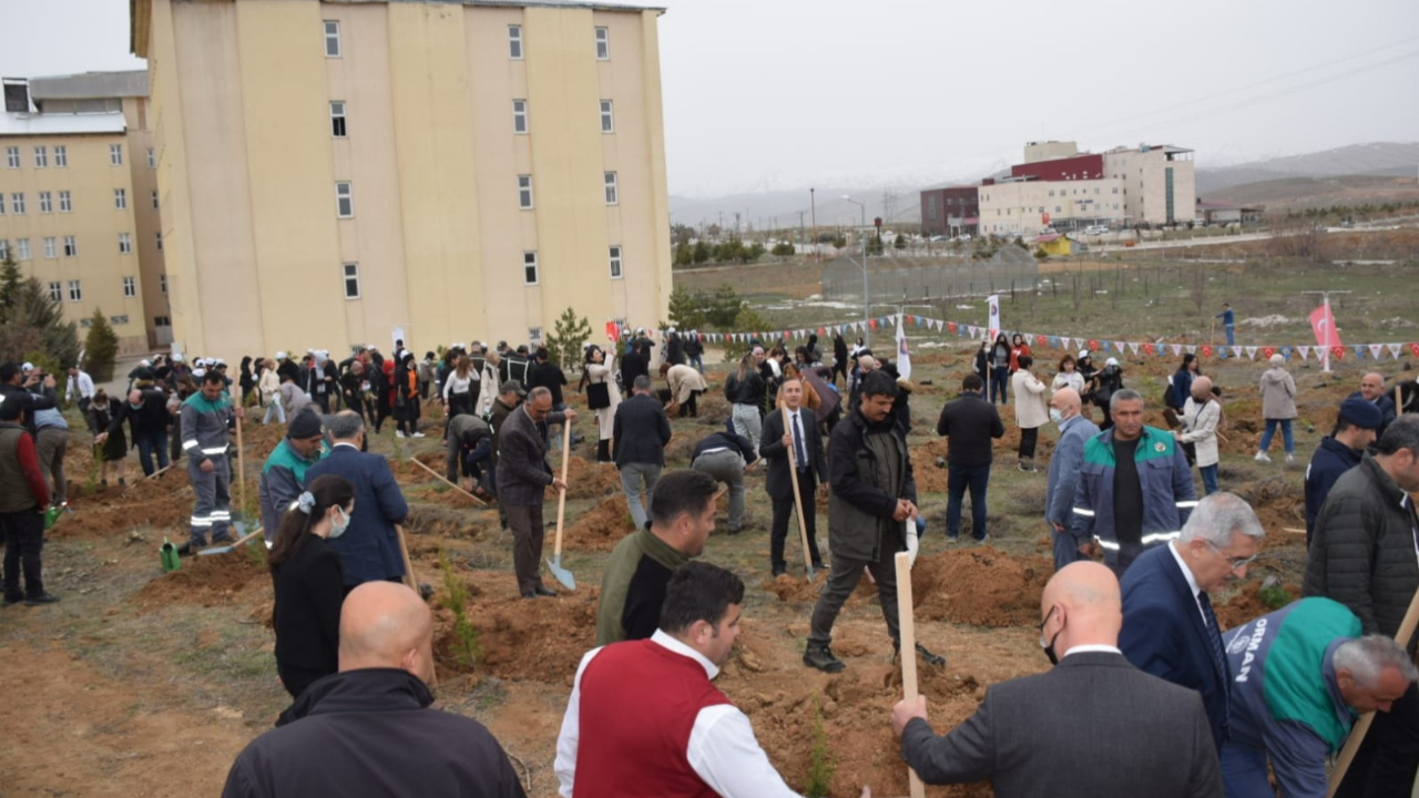 Üniversitemiz 30. Yılında, Pazarcık, Afşin, Andırın ve Göksun’da 30 Bin Fidanı Toprakla Buluşturuyor
