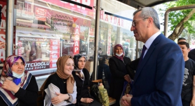 Başkan Güngör Esnaf Ziyaretlerini Sürdürüyor