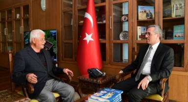 Başkan Güngör Özal’ı Makamında Ağırladı