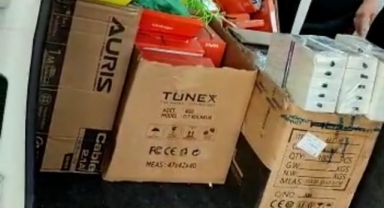 Elbistan’da kaçak aksesuar operasyonu