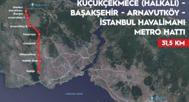 HALKALI-İSTANBUL HAVALİMANI METRO HATTINDA YÜZDE 78 İLERLEME KAYDETTİK