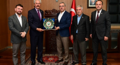 Kafkas Kültür Derneği’nden Başkan Güngör’e Teşekkür Ziyareti