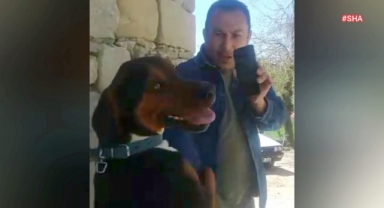 -Kahramanmaraş’ta 2 yıl sonra sahibine kavuşan köpeğin mutluluğu