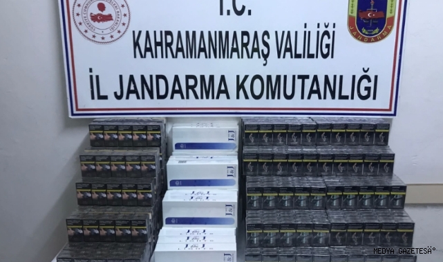 Kahramanmaraş’ta kaçak sigara operasyonu