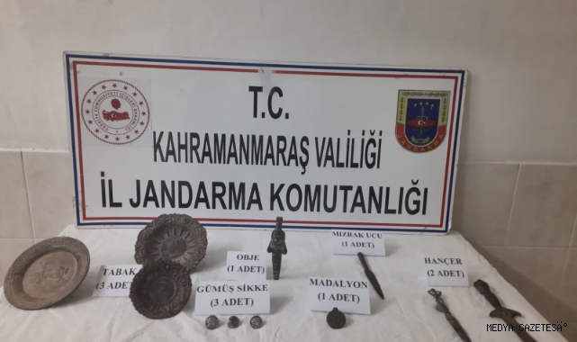 Kahramanmaraş’ta tarihi eser operasyonu: 4 gözaltı