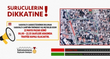 Sürücüler Alternatif Güzergâhlara Yönlendirildi
