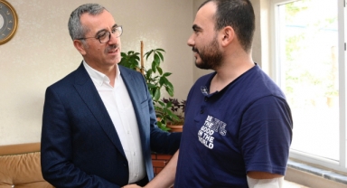 Başkan Güngör’den Çam Ailesine Geçmiş Olsun Ziyareti