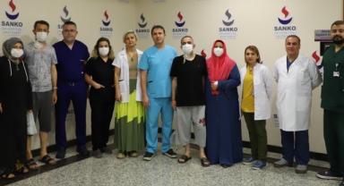 BÖLGEDEKİ İLK ÇAPRAZ BÖBREK NAKLİ SANKO’DA YAPILDI