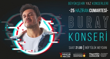 Buray Konseri Bugün Saat 21.00’de