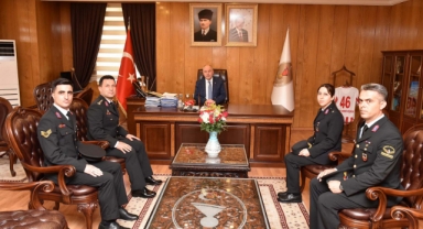 Jandarma Teşkilatı’nın 183. Kuruluş Yıl Dönümü Münasebetiyle Vali Coşkun’a Ziyaret
