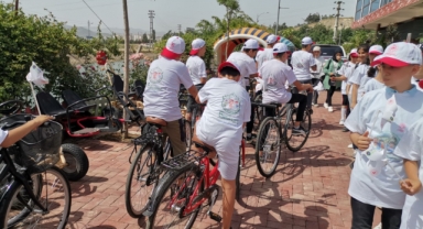 Kahramanmaraş’ta çevre dostu bir yaşam için pedal çevirdiler
