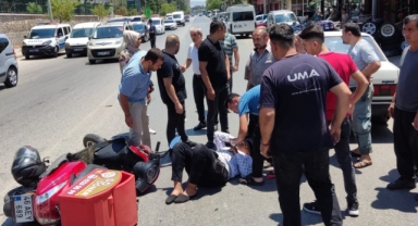 Kahramanmaraş’ta otomobil ile motosiklet çarpıştı: 1 yaralı