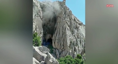 Kahramanmaraş’ta PKK’ya ait mağara imha edildi