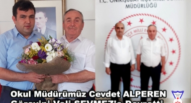 Milli Eğitim Müdürü Enver GÖKŞEN’e makamında veda ziyareti