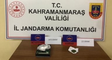 Pazarcık’ta uyuşturucudan 2 kişi yakalandı