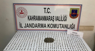 Türkoğlu’nda otomobilde Roma dönemine ait tarihi eser bulundu