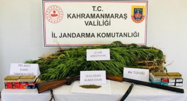 Afşin’de uyuşturucu operasyonu