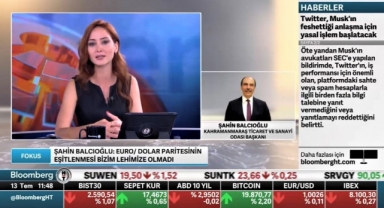 Başkan Balcıoğlu, “Euro-Dolar paritesinin eşitlenmesi bizim lehimize olmadı”