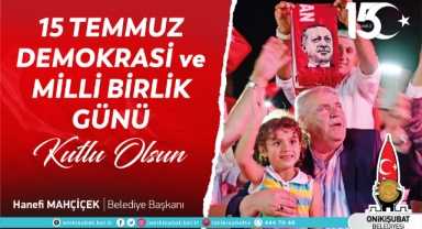 Başkan Mahçiçek; Türkiye aşkıyla, darbecilere ve hainlere geçit vermedik, vermeyeceğiz