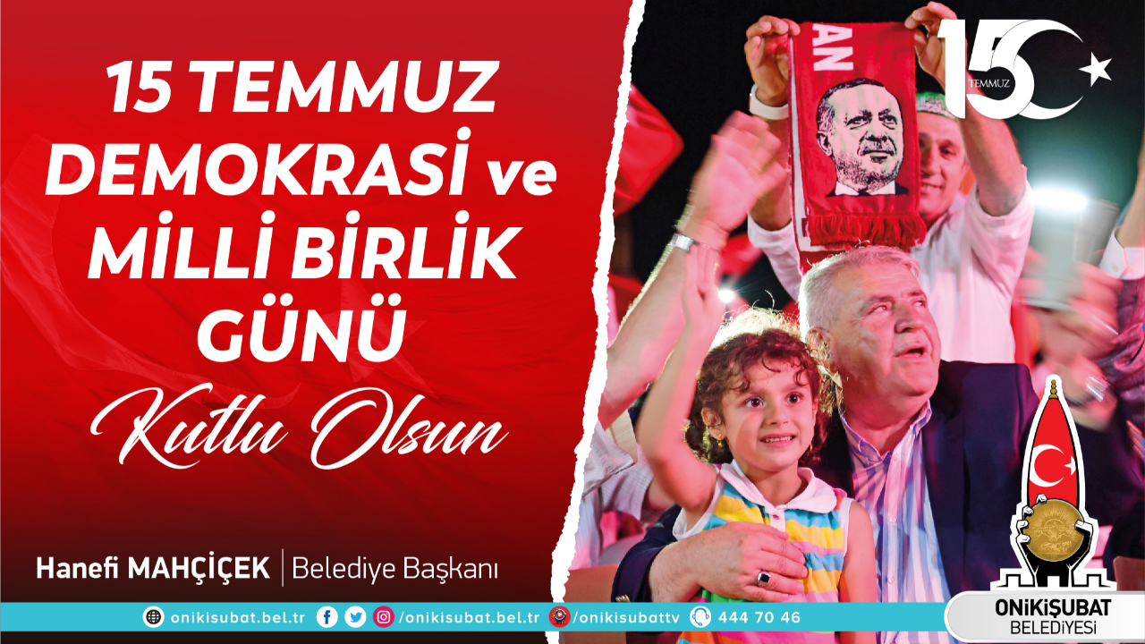 Başkan Mahçiçek; Türkiye aşkıyla, darbecilere ve hainlere geçit vermedik, vermeyeceğiz