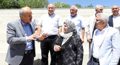 BOYALI GÜREŞ SAHASI YENİLENDİ