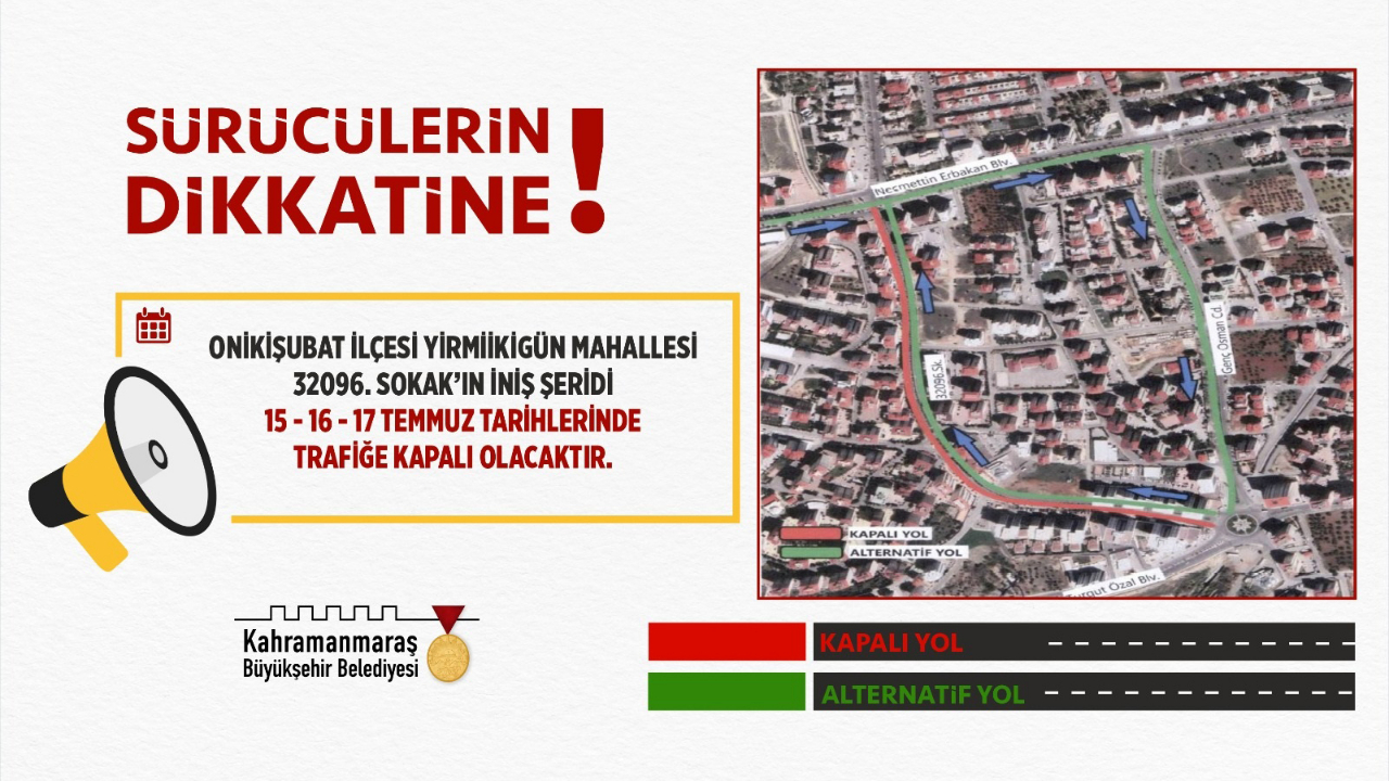 Büyükşehir Sürücüleri Uyarıyor!
