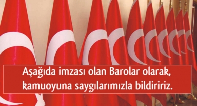DEVLETİMİZİN VE KAHRAMAN ORDUMUZUN YANINDAYIZ, TÜM GÜCÜMÜZLE DESTEKLİYORUZ
