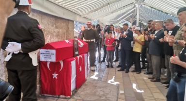 Kahramanmaraş şehidi son yolculuğuna uğurlandı
