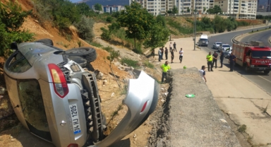 Kahramanmaraş’ta otomobil takla attı: 5 yaralı