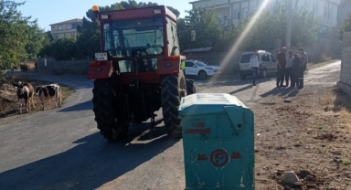 Kahramanmaraş’ta traktörün çarptığı kadın ağır yaralandı