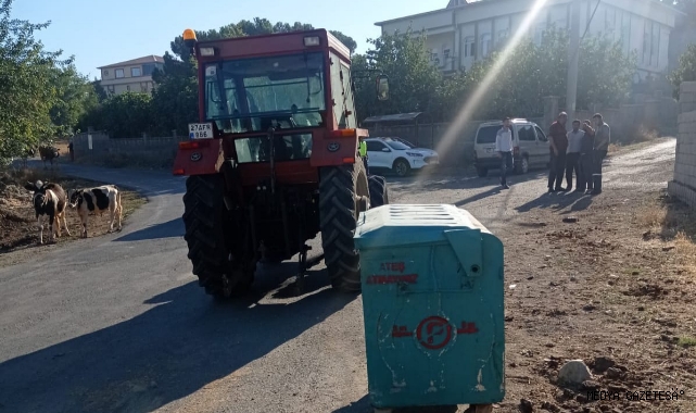 Kahramanmaraş’ta traktörün çarptığı kadın ağır yaralandı