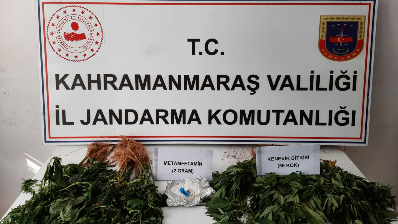 Kahramanmaraş’ta uyuşturucu operasyonu: 2 gözaltı