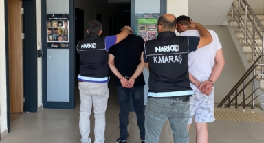 Kahramanmaraş’ta uyuşturucudan 3 kişi tutuklandı