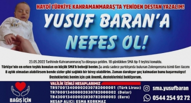 Kahramanmaraş, Yusuf Baran için tek yürek oldu