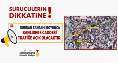 Kanlıdere Caddesi Trafiğe Açıldı