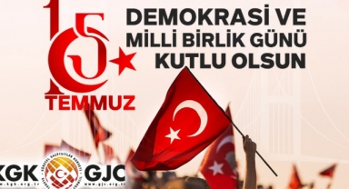 KGK: Demokrasi şehitlerimizi rahmet ve saygıyla anıyoruz