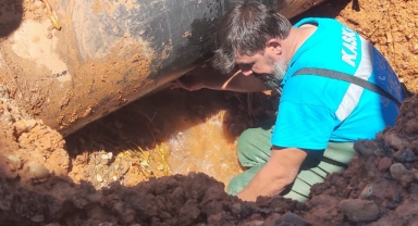 MAĞARALI MAHALLESİ’NDE İÇMESUYU ARIZASINA ANINDA MÜDAHALE