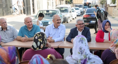BAŞKAN OKAY, YAHYA KEMAL MAHALLESİNDE VATANDAŞLARLA BİR ARAYA GELDİ