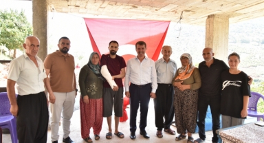 Başkan Okumuş ‘tan Gazi Araçay' a Anlamlı Ziyaret