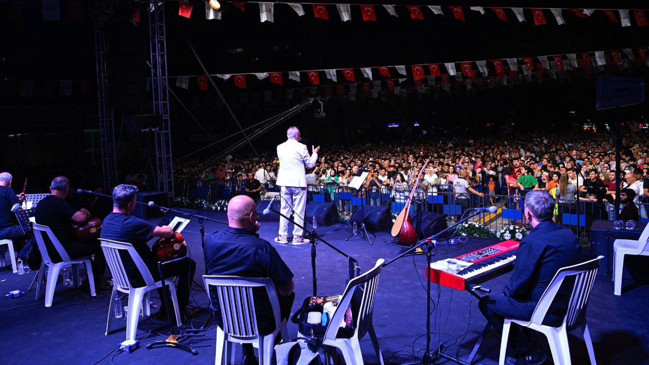 Büyükşehir Yaz Konserleri’nde Yavuz Bingöl Rüzgârı