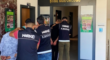 Elbistan’da uyuşturucudan 8 kişi tutukland