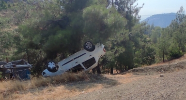 Kahramanmaraş’ta otomobil takla attı: 2 yaralı