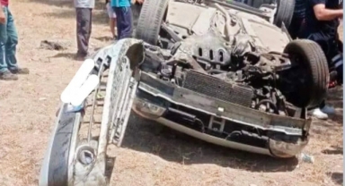 Kahramanmaraş’ta otomobil takla attı: 4 yaralı