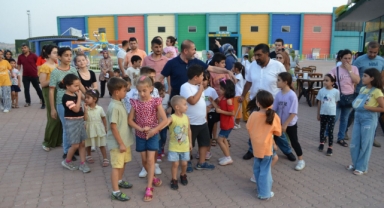 KERVANCIOĞLU ŞEHİT ÇOCUKLARIYLA LUNAPARKTA BULUŞTU!