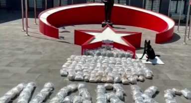 Nakliye aracında 117 kilogram esrar ele geçirdi