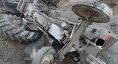 Pazarcık’ta kendi kullandığı traktörün altında kaldı: 1 ölü