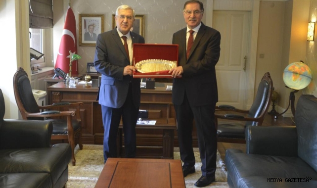 Rektör Can, Kamu Başdenetçisi Şeref Malkoç’u Ziyaret Etti