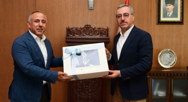 Türkoğlu Kaymakamı Hersanlıoğlu’ndan Başkan Güngör’e Veda Ziyareti