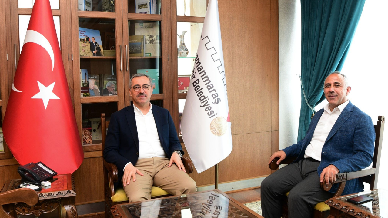 Türkoğlu Kaymakamı Hersanlıoğlu’ndan Başkan Güngör’e Veda Ziyareti