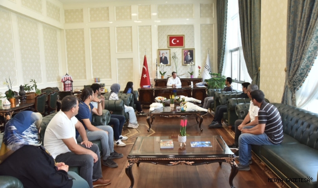 Başkan Okumuş;Her alanda desteğimizi esirgemediğimiz gençlerimiz,